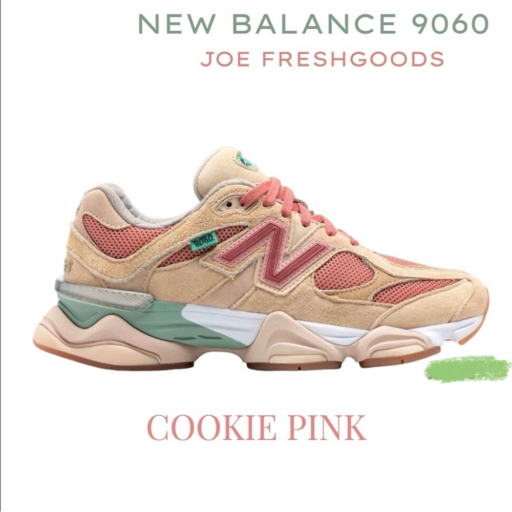 New Balance Joe freshgood x  9060 penny cookie pink